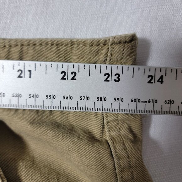 Wrangler Mens Cargo Shorts Sz 40 Relaxed Fit Flat Front Cotton Blend Khaki Tan - Picture 9 of 13